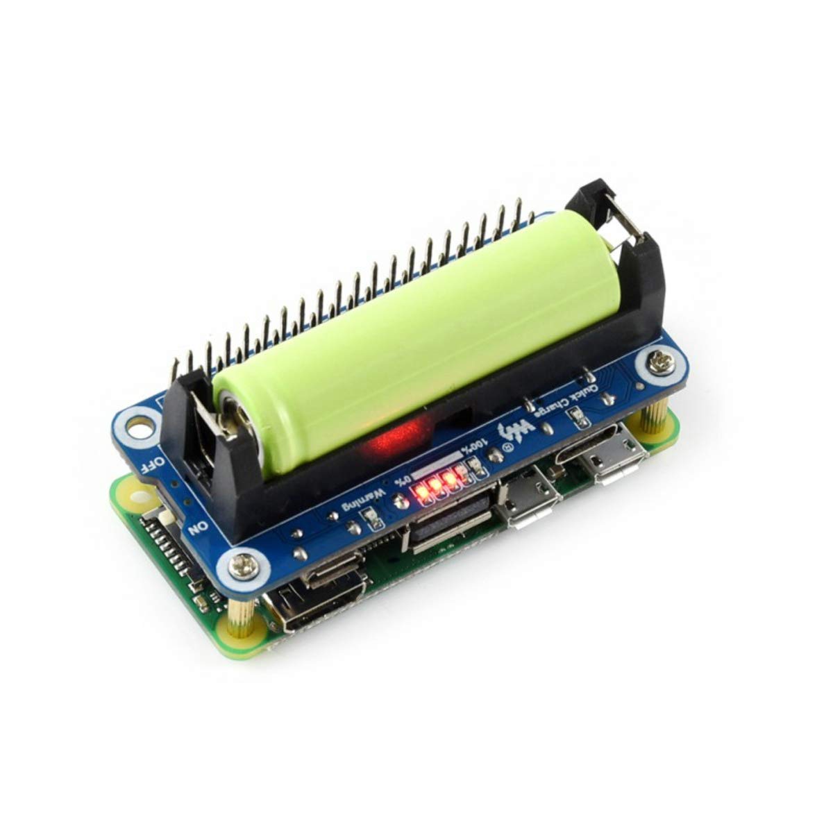 Amazon | Raspberry Pi リチウムイオンバッテリーHAT 5V